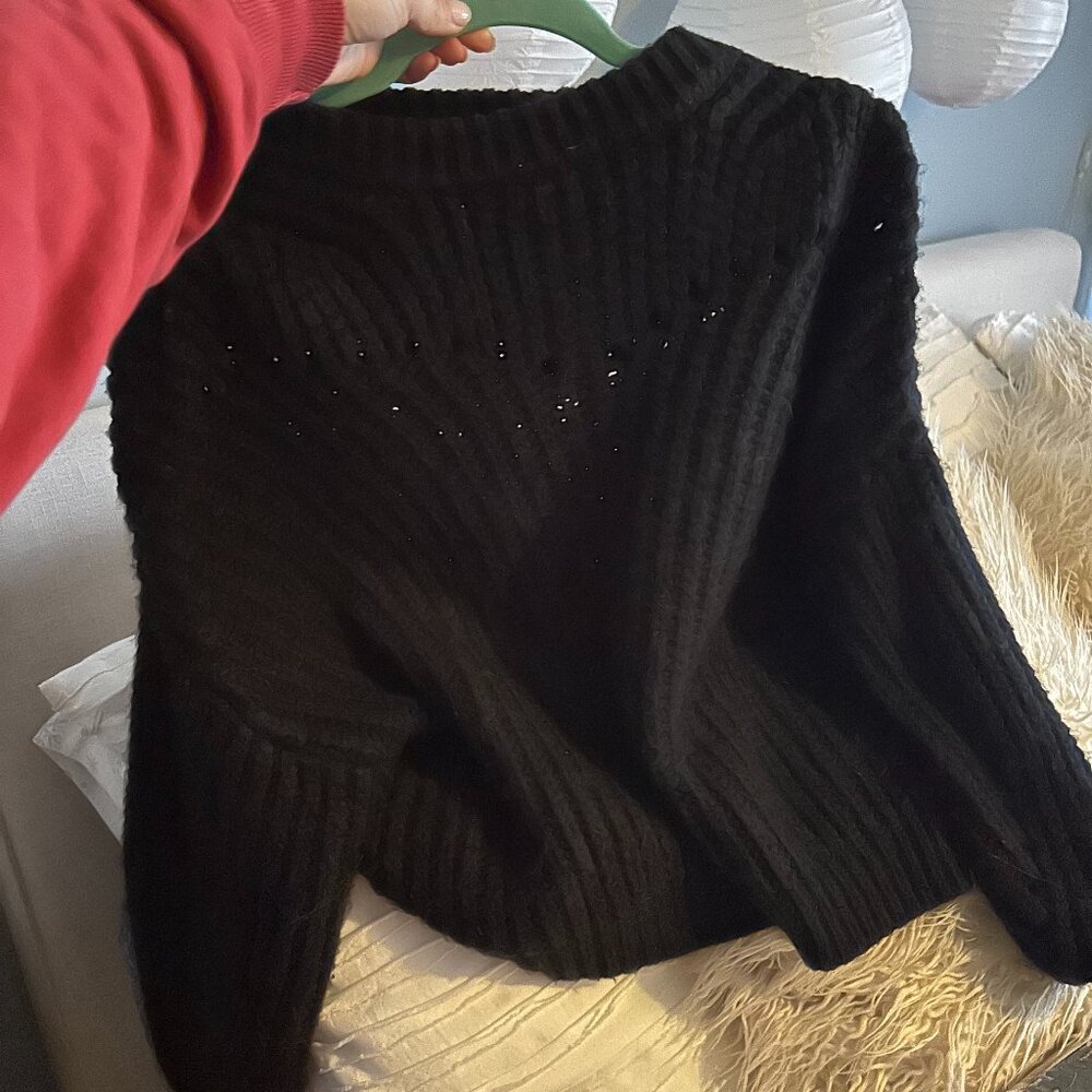 Black Chunky Sweater